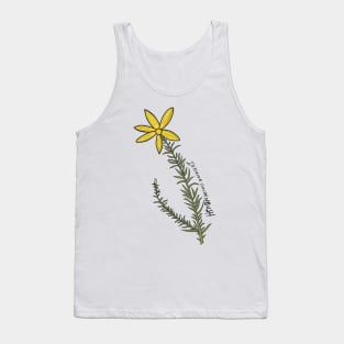 Yellow Interior Goldenbush Wildflower Tank Top